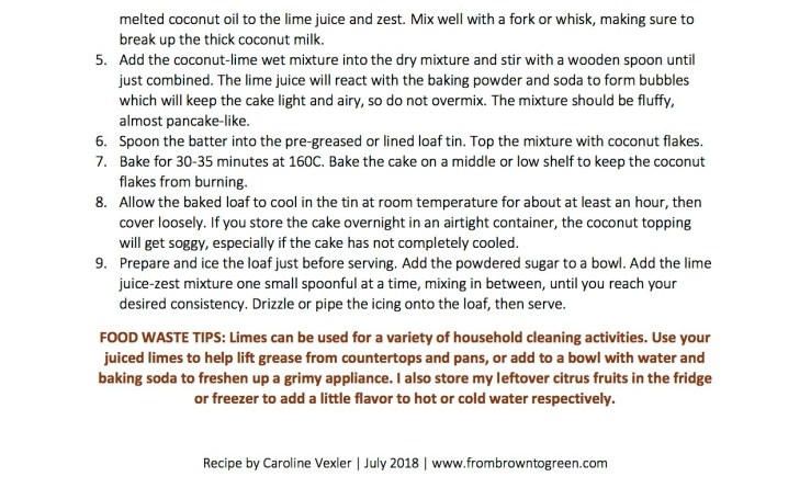 Coconut Lime Cake p2